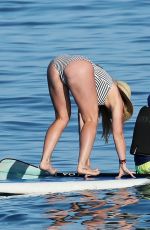 HILARY DUFF in Swimsuit on the Beach in Maui 08/03/2017