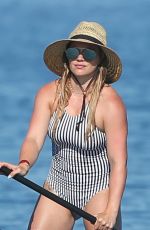 HILARY DUFF in Swimsuit on the Beach in Maui 08/03/2017