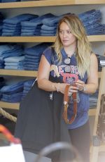 HILARY DUFF Out Shopping in West Hollywood 08/30/2017