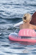 HOFIT GOLAN and JULIANE DALLA PRIA on at a Boat of Porto Cervo 08/09/2017