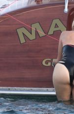 HOFIT GOLAN and JULIANE DALLA PRIA on at a Boat of Porto Cervo 08/09/2017