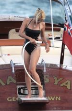 HOFIT GOLAN and JULIANE DALLA PRIA on at a Boat of Porto Cervo 08/09/2017