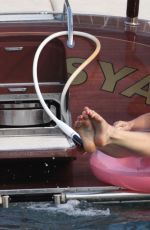 HOFIT GOLAN and JULIANE DALLA PRIA on at a Boat of Porto Cervo 08/09/2017