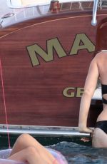 HOFIT GOLAN and JULIANE DALLA PRIA on at a Boat of Porto Cervo 08/09/2017