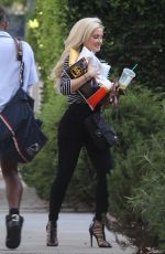 HOLLY MADISON Out and About in Hollywood 08/19/2017