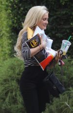 HOLLY MADISON Out and About in Hollywood 08/19/2017