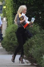 HOLLY MADISON Out and About in Hollywood 08/19/2017