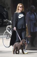 HOLLY VALANCE Out with Her Dog in Knightsbridge 08/16/2017