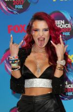 BELLA THORNE at Teen Choice Awards 2017 in Los Angeles 08/13/2017