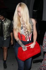 IGGY AZALEA Night Out in West Hollywood 08/20/2017
