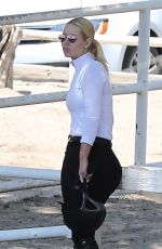 IGGY AZALEA Riding a Horse in Los Angeles 08/05/2017