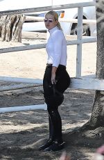 IGGY AZALEA Riding a Horse in Los Angeles 08/05/2017