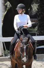 IGGY AZALEA Riding a Horse in Los Angeles 08/05/2017