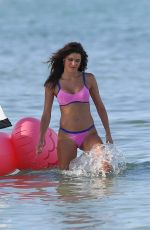 ISABELI FONTANA on the Set of a Photoshoot in Miami 08/11/2017