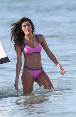 ISABELI FONTANA on the Set of a Photoshoot in Miami 08/11/2017