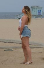 ISKRA LAWRENCE Filming at Venice Beach 08/14/2017