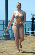 ISKRA LAWRENCE in Bikini on the Set of a Photoshoot for Her Website in Santa Monica 08/15/2017