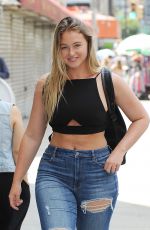 ISKRA LAWRENCE in Ripped Jeans Out in New York 08/24/2017