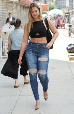 ISKRA LAWRENCE in Ripped Jeans Out in New York 08/24/2017