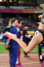 JACKIE BAUMANN at 400 m Hurdles Women Finale at IAAF World Championships in London 08/07/2017