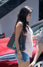 JAMIE-LYNN SIGLER in Denim Shorts Out in Santa Monica 08/08/2017