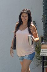 JAMIE-LYNN SIGLER in Denim Shorts Out in Santa Monica 08/08/2017