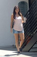 JAMIE-LYNN SIGLER in Denim Shorts Out in Santa Monica 08/08/2017