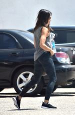 JENNA DEWAN Arrives at a Gym in West Hollywood 08/10/2017