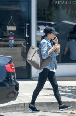 JENNA DEWAN Out for Ice Coffee in Los Angeles 08/22/2017