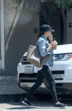 JENNA DEWAN Out for Ice Coffee in Los Angeles 08/22/2017