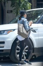 JENNA DEWAN Out for Ice Coffee in Los Angeles 08/22/2017