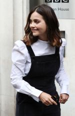 JENNA LOUISE COLEMAN Arrives at BBC Radio in London 08/24/2017
