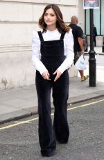JENNA LOUISE COLEMAN Arrives at BBC Radio in London 08/24/2017