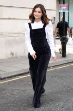 JENNA LOUISE COLEMAN Arrives at BBC Radio in London 08/24/2017