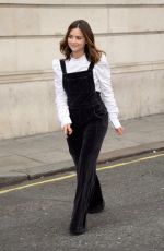 JENNA LOUISE COLEMAN Arrives at BBC Radio in London 08/24/2017