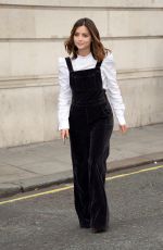 JENNA LOUISE COLEMAN Arrives at BBC Radio in London 08/24/2017