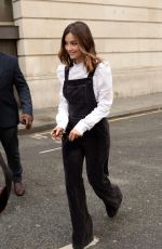 JENNA LOUISE COLEMAN Arrives at BBC Radio in London 08/24/2017