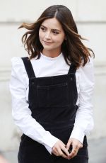 JENNA LOUISE COLEMAN Arrives at BBC Radio in London 08/24/2017