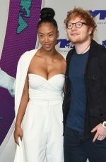 JENNIE PEGOUSKIE and Ed Sheeran at 2017 MTV Video Music Awards in Los Angeles 08/27/2017