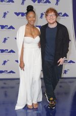 JENNIE PEGOUSKIE and Ed Sheeran at 2017 MTV Video Music Awards in Los Angeles 08/27/2017