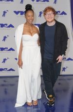 JENNIE PEGOUSKIE and Ed Sheeran at 2017 MTV Video Music Awards in Los Angeles 08/27/2017