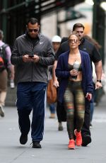 JENNIFER LOPEZ Heading to a Gym in New York 08/27/2017