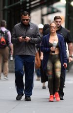 JENNIFER LOPEZ Heading to a Gym in New York 08/27/2017