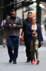 JENNIFER LOPEZ Heading to a Gym in New York 08/27/2017