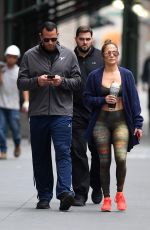 JENNIFER LOPEZ Heading to a Gym in New York 08/27/2017