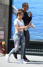 JENNIFER LOPEZ Heading to the a Gym in New York 08/24/2017