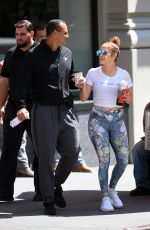 JENNIFER LOPEZ Heading to the a Gym in New York 08/24/2017