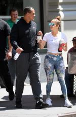 JENNIFER LOPEZ Heading to the a Gym in New York 08/24/2017