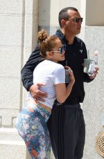 JENNIFER LOPEZ Heading to the a Gym in New York 08/24/2017