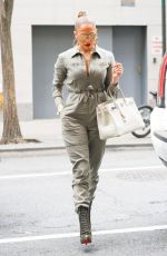 JENNIFER LOPEZ in Jumpsuit Out in New York 08/25/2017
